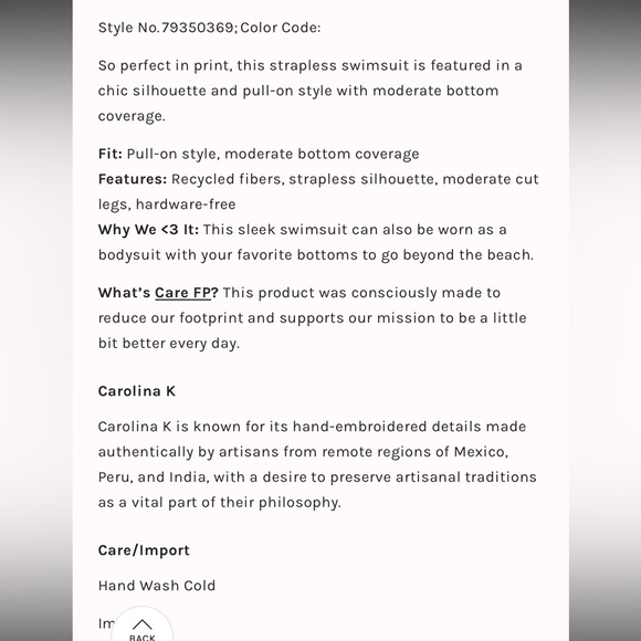 Carolina K Lea One Piece Swim suit - Picture 10 of 10